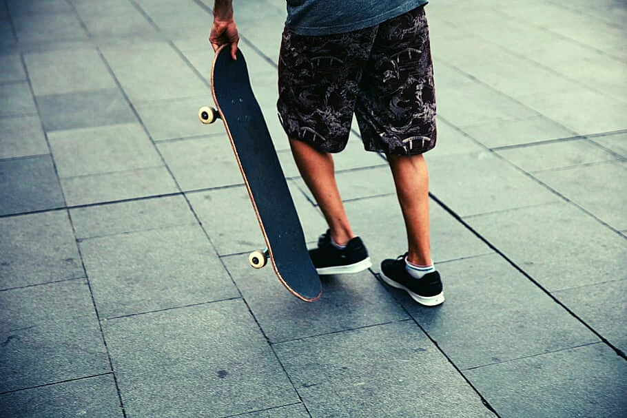 Skateboard tail and nose