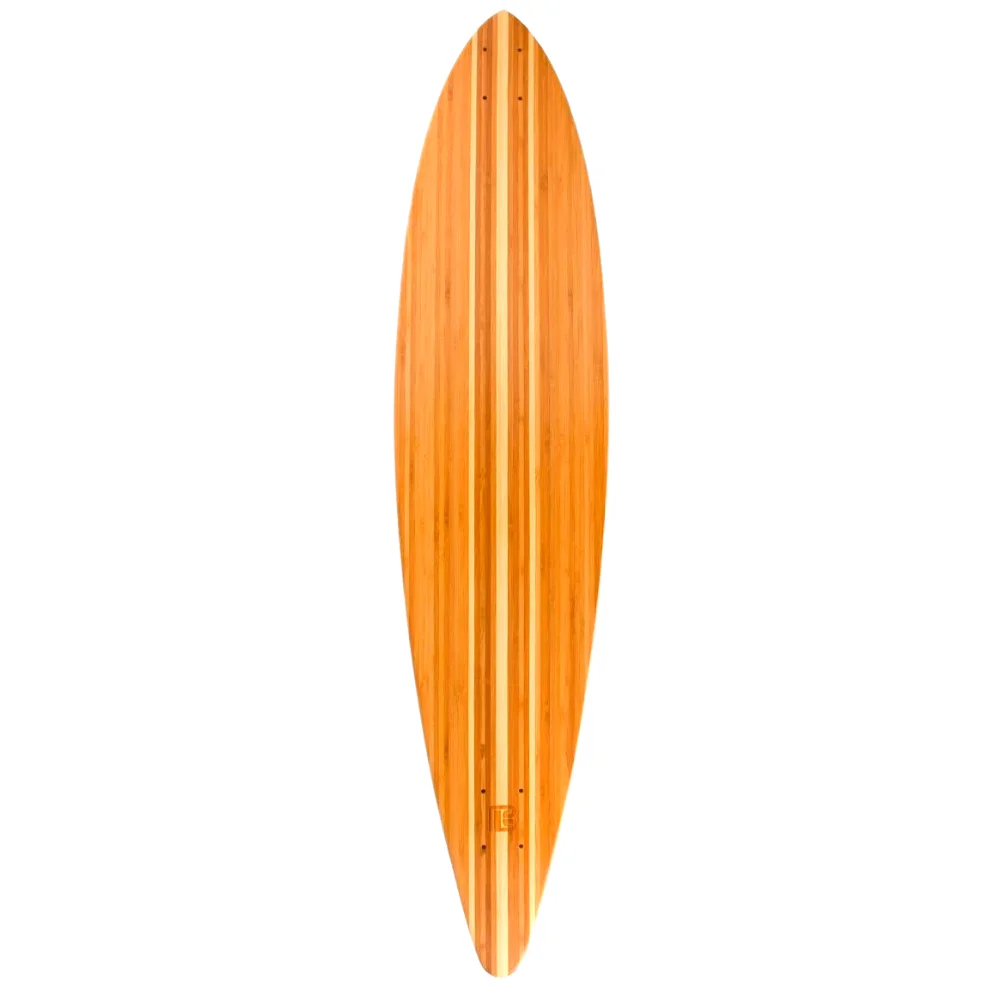 Bamboo Skateboards Pin Tail Blank Skateboard Deck - Best for Cruising