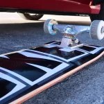 Baker logo deck on street