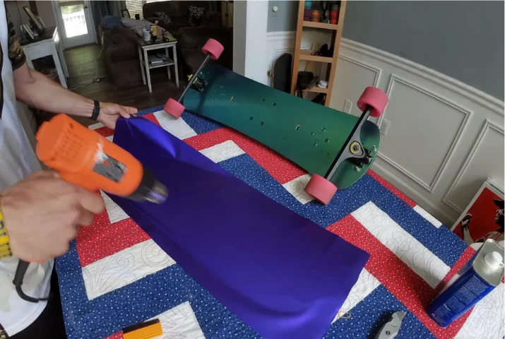 how to gift wrap a skateboard