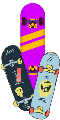 skateboard view