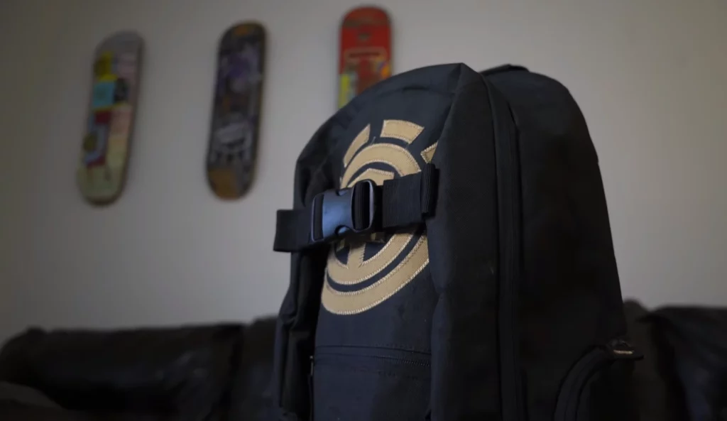 a Strong Skateboard backpack
