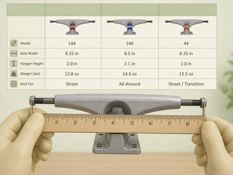 How to Choose Skateboard Truck Width: Step-by-Step